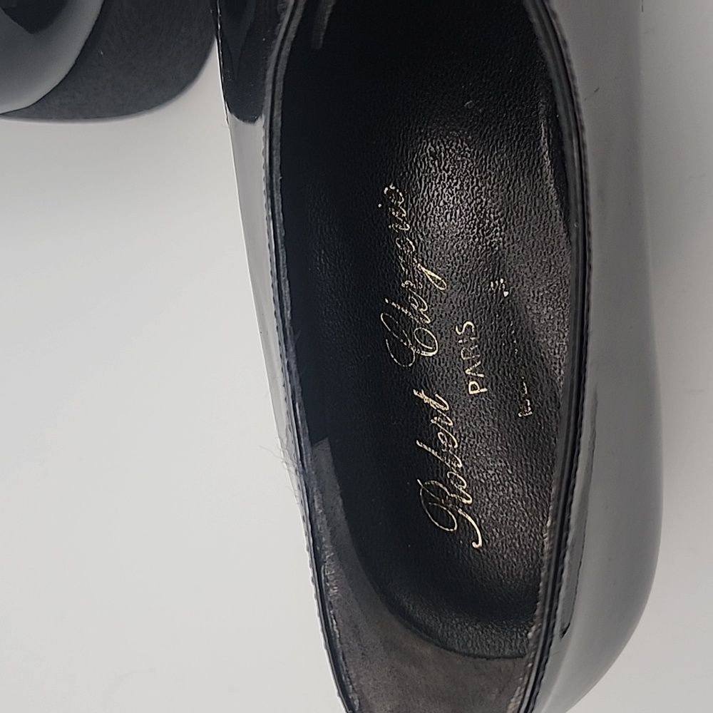 ROBERT CLERGERIE Black Patent Leather Platform Oxfords, size 37 - Picture 5 of 8